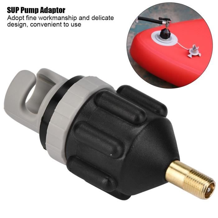 Adaptateur De Pompe SUP - 4 Buses Incluses - Pour Kayak, Paddle, Bateau Gonflable - Connexion Universelle