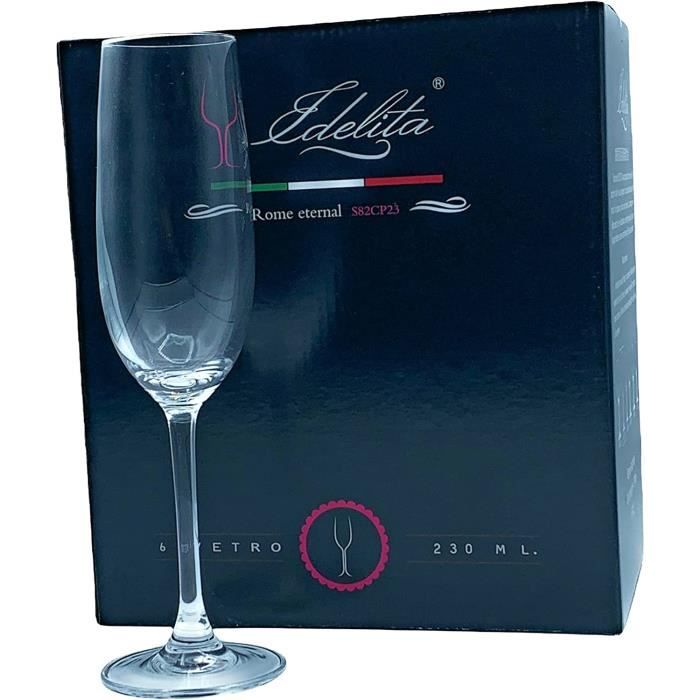 Flute Da Champagne Doppia Parete 230 Ml – Slant Collections – Scritta 'Happy Birthday' - 5
