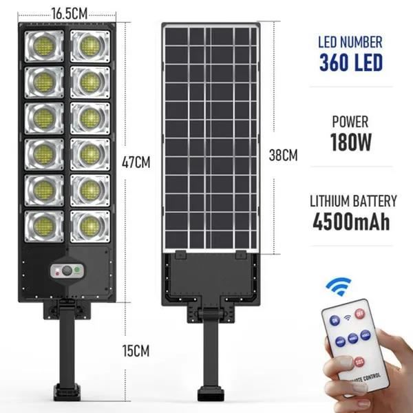 TECKNET Lampes Solaires Extérieures 59 LEDs 6500K - Lot De 4 Avec 3 Modes, IP65 Étanches Pour Jardin Allée Terrasse