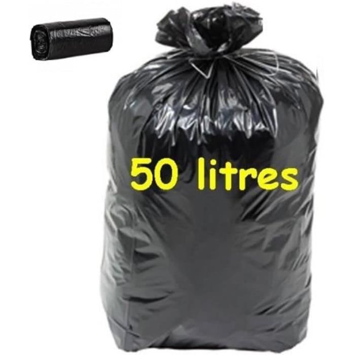 Sacs poubelle Noir - (50 ou 100 L) / 1 rouleau – DISTRISAN