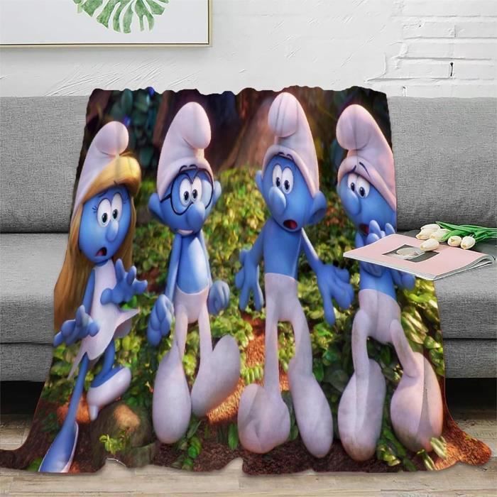 Couverture Polaire 100x130 Cm - Dessins Animaux, Douce Et Légère - Pour Canapé, Lit, Camping - Lavable, Hypoallergénique