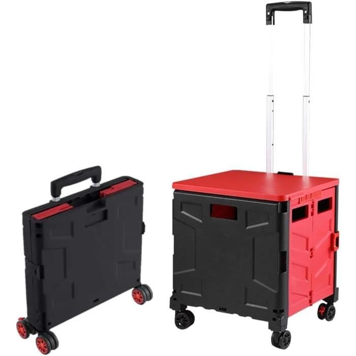 Chariot De Courses Pliable Cost Way – Réglable, 20kg, 4 Roues, Livraison Offerte