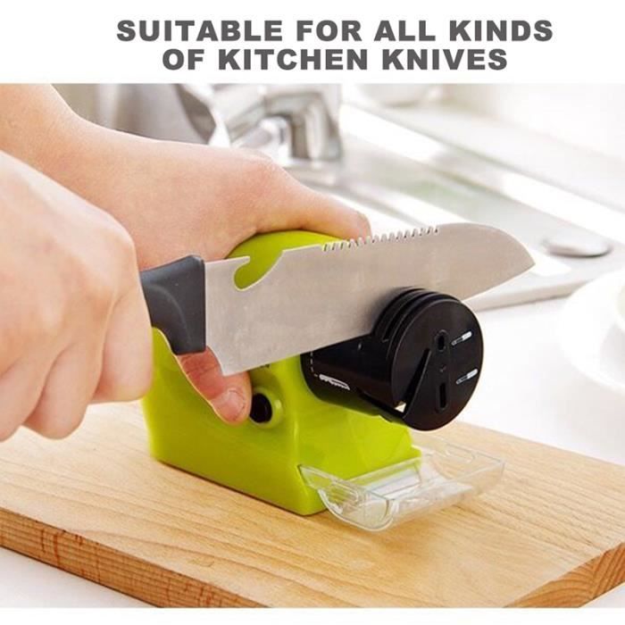 Aiguiseur De Couteaux Professionnel, Aiguiseur De Ciseaux 14 X 7 X 2,6 Cm, Ciseaux à Aiguiser