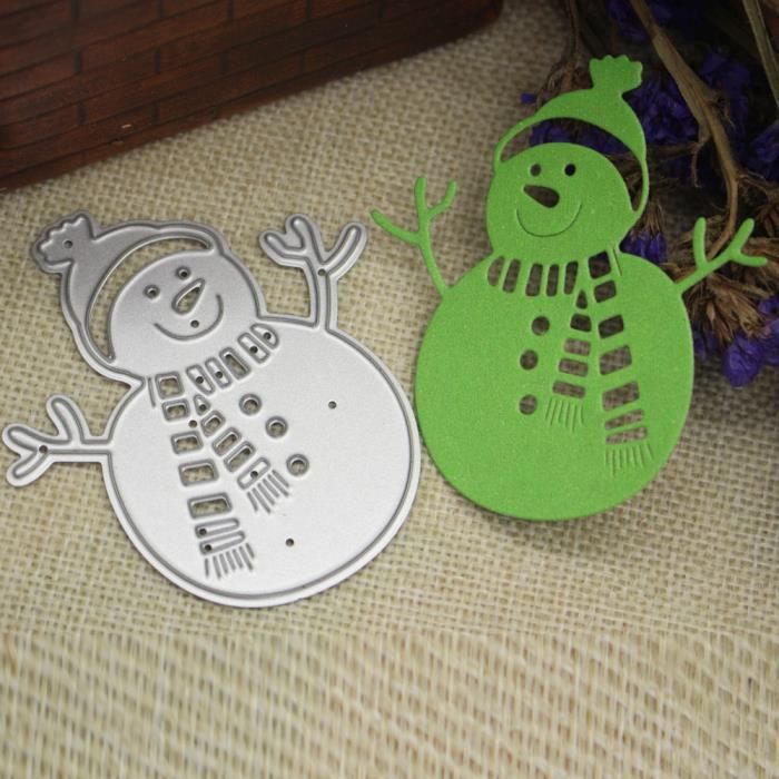 Joyeux Noël Métal Dies Pochoirs coupe Scrapbooking embosser Bricolage