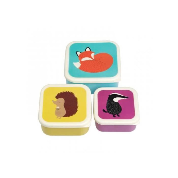 Set De 3 Boites Lunch Rusty Le Renard Achat Vente Lunch Box Bento Set De 3 Boites Lunch Rusty Le Cdiscount