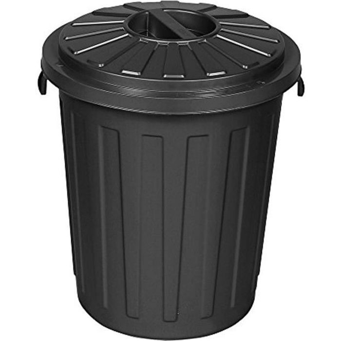 2053696 Poubelle Plastique Graphite 23 L Taille Maxi 6149
