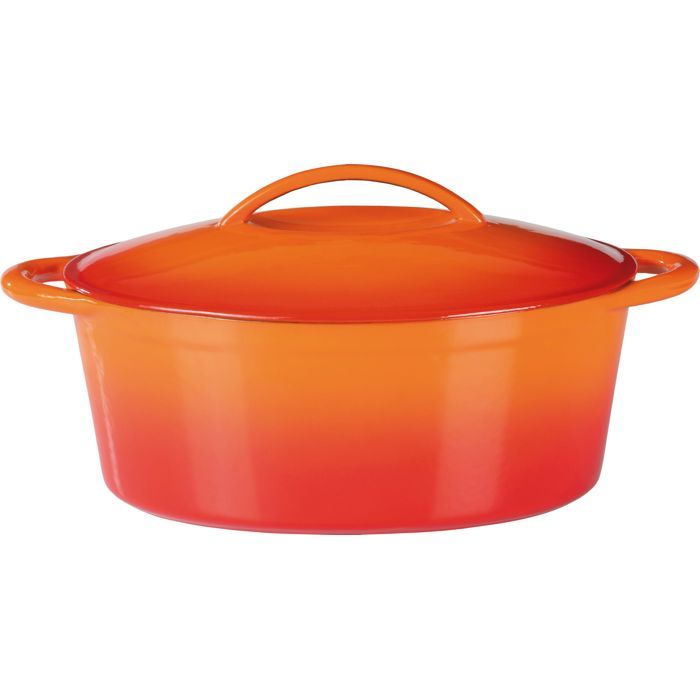 Cocotte fonte massive GSW SHADOW 33 x 25 cm Ovale Induction - vue 2