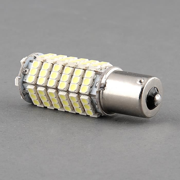 Ampoules LED 1156 BA15S P21W Safego - Lot De 2 | Blanc 6500K | 12V | Pour Clignotants/Feux Recul