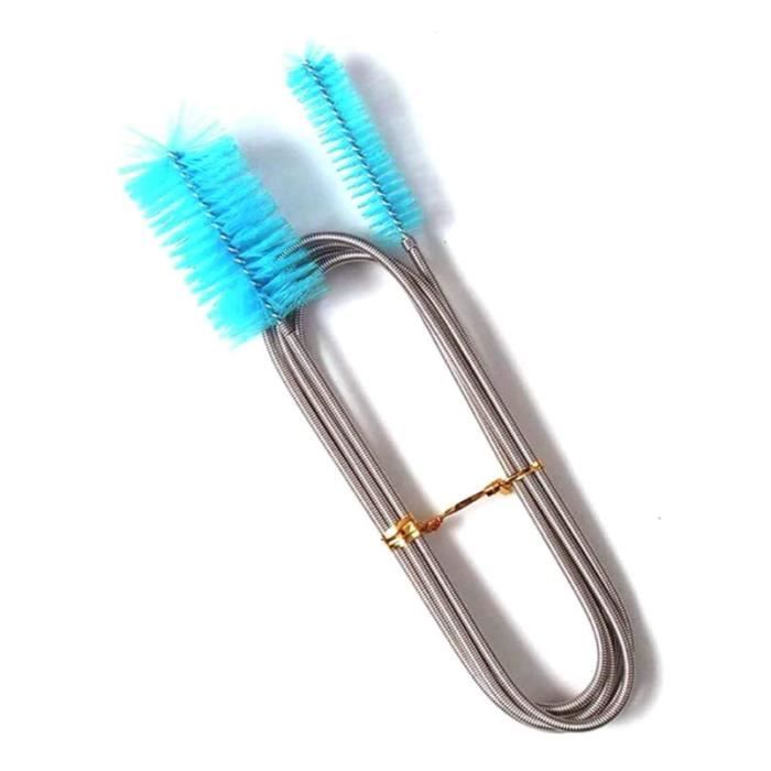 Meilleurs prix pour Brosse de Nettoyage de Tube en Acier Inoxydable Flexible - Générique - Aquarium Filtre à Poissons
