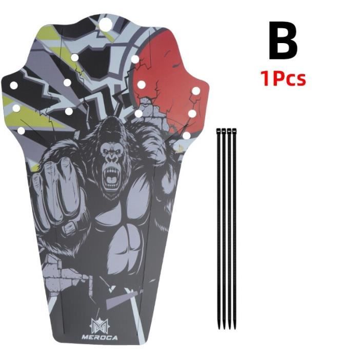 Garde-boue Avant Et Arrière Pour VTT / Vélo De Route - Universel, Plastique Résistant, Installation Rapide Avec Attaches (lot De 2) - Protection Contre La Boue Et Les Projections - 13