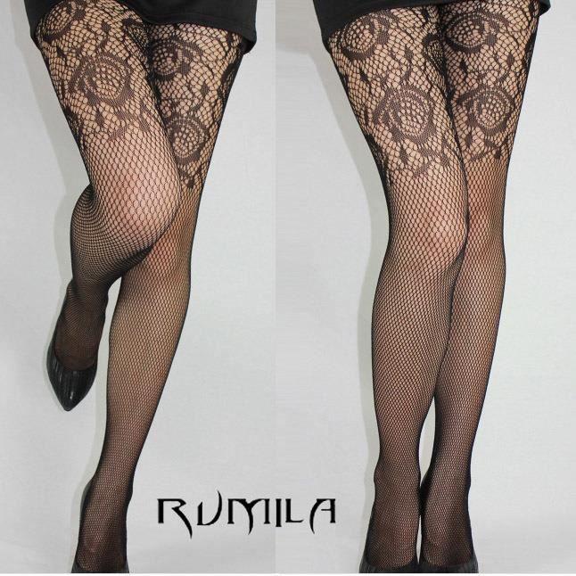 Collants Résille Halloween Femme - Motif Squelette Araignée - Taille élastique Confortable - Pour Fête Déguisement Cosplay - 12