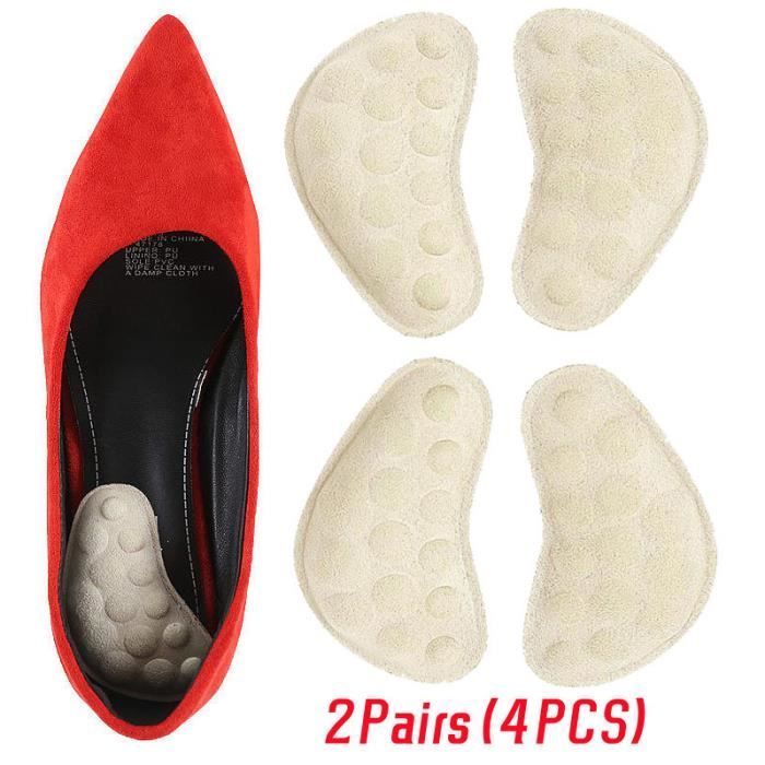 Lot 4 Paires Protège-talons En Silicone - Auto-adhésifs, Réutilisables - Pour Talons Hauts, Chaussures Neuves, éviter Ampoules