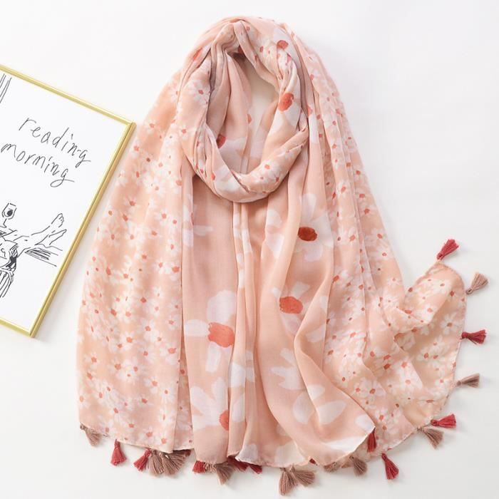 Viscose Fabric Studded Diamanté Hijab Scarf - Large Maxi Wrap Sarong In Cotton Scarf For Women Summer - Foto 9