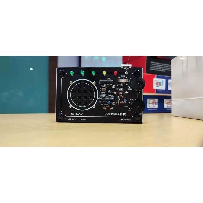 Kit Radio FM à Souder Soi-même – Fréquence 87-108 MHz, Alimentation USB/piles – Apprentissage électronique Et Soudure