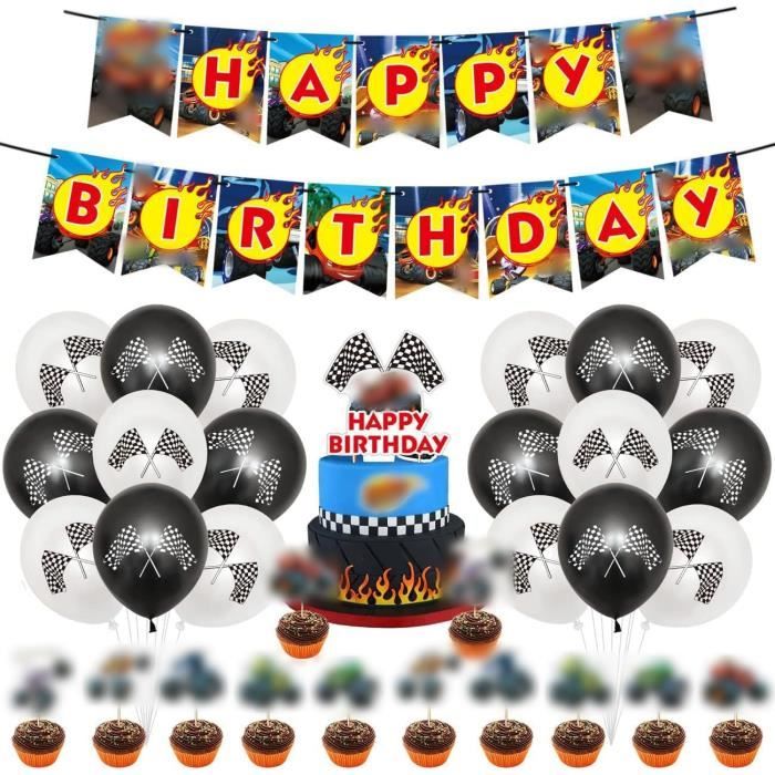 Kit Décoration Anniversaire Captain America - Assiettes, Ballons, Guirlande, Nappe, Pour Fête Thème Marvel