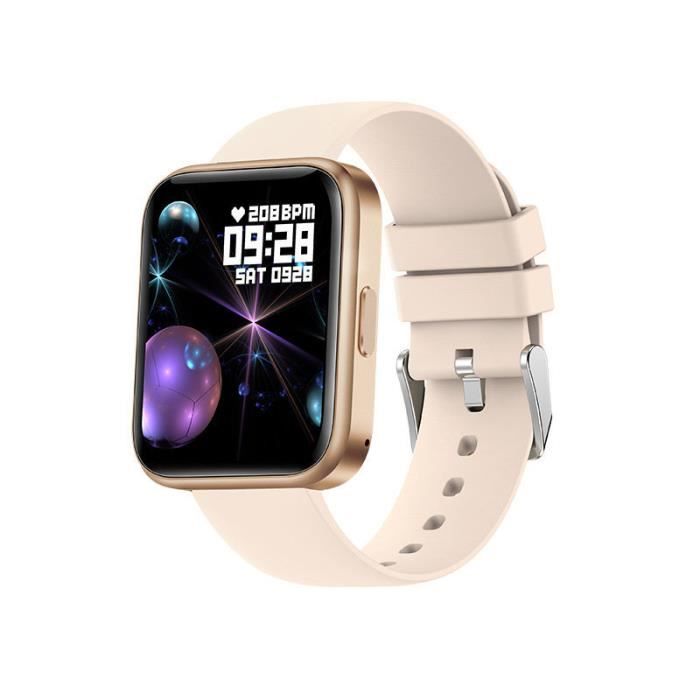 Montre Activité PROVATA – Podomètre, Cardio, Heure – Noir Taille Unique