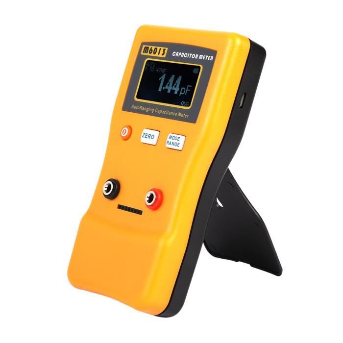 Testeur De Capacité Numérique Portable Uyigao UA6013L - Mesure Condensateurs 200pF à 20mF - Précision élevée, écran LCD