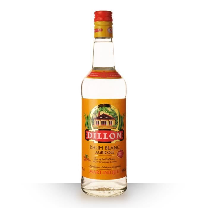 Rhum Dillon Rhum Blanc Agricole 50° 70cl La cave Cdiscount