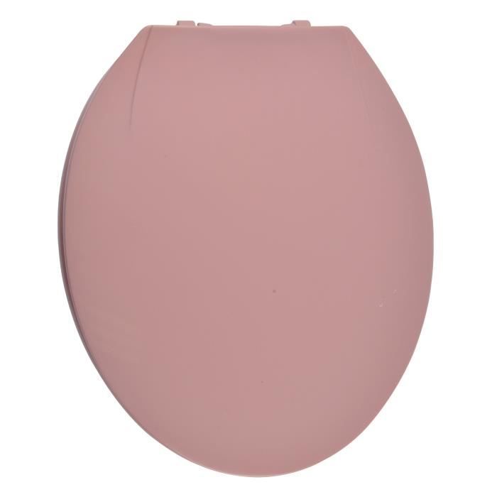 CDaffaires Abattant wc 48 x 34 cm plastique vitamine Rose poudre Cdiscount Bricolage