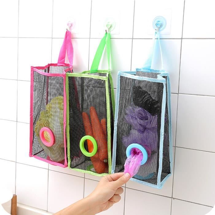 Distributeur De Sacs Poubelle Mural - Porte-Rouleau Pratique Pour Cuisine