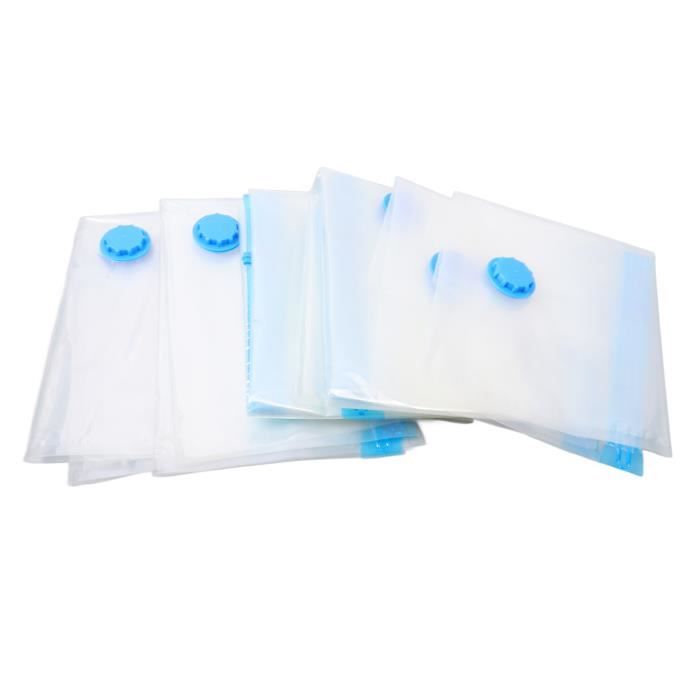 Sac de compression sous vide,6PCS-60 X 80CM--Sacs De Rangement Sous