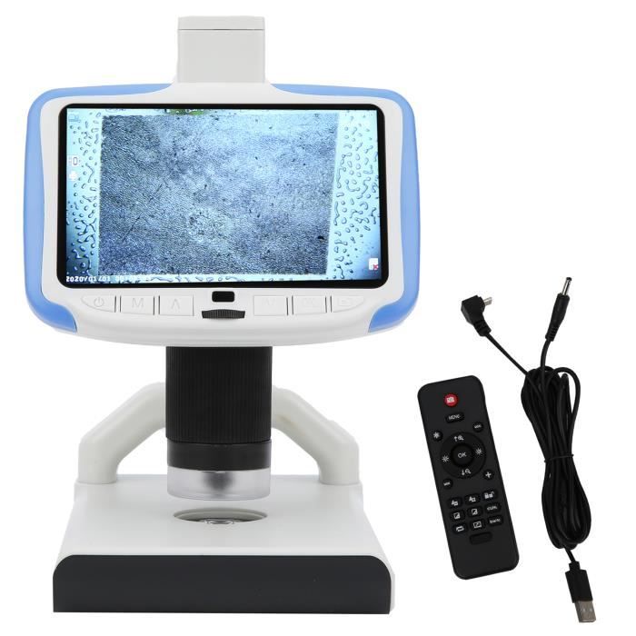 Microscope Enfant Avec écran LCD 2,6" - Grossissement 200x à 1000x, Lumière LED, Portable, Jouet Scientifique éducatif
