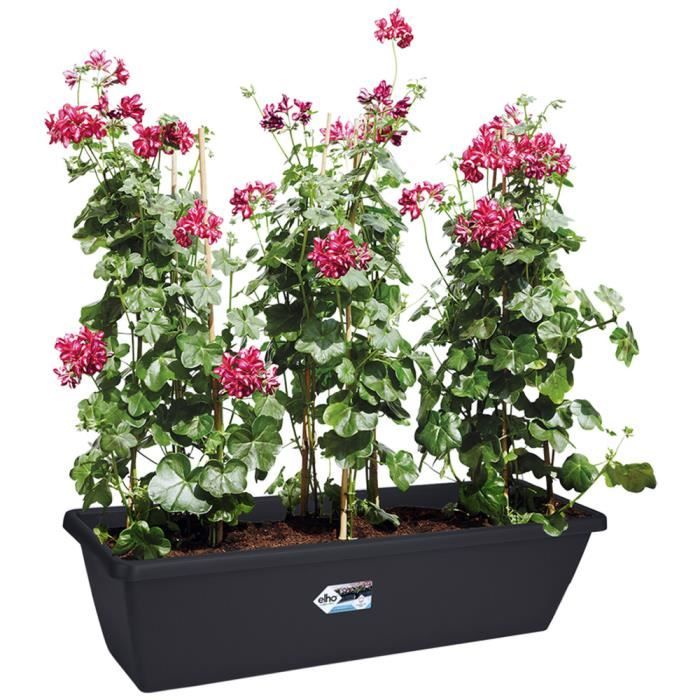 Grands pots de fleurs rectangulaires en plastique, plantes familiales,  plantes de balcon, fleurs, rainures, pot de plantes pour la maison -  AliExpress