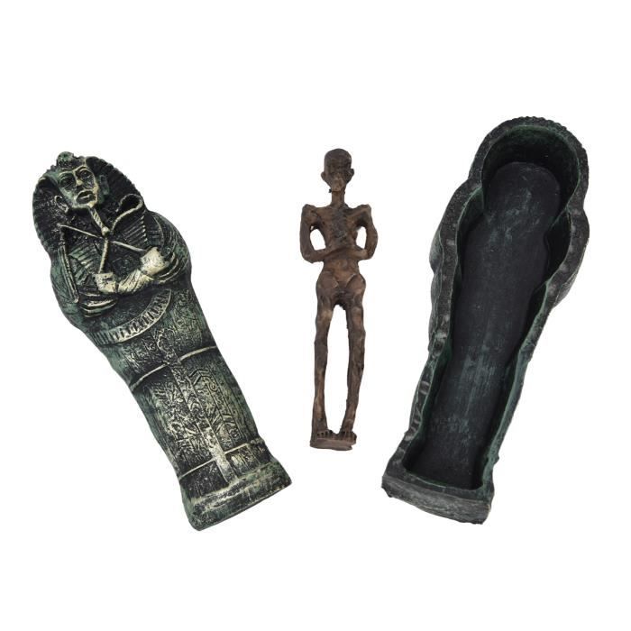 Kit Décoration Momie Halloween - Lot De 5, Avec Mousse Autocollante, Raphia, Yeux Mobiles - Pour Enfants - 3