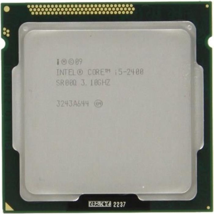 Processeur CPU Intel I5-2400 Quad Core 3.1Ghz Socket LGA1155 SR00Q PC