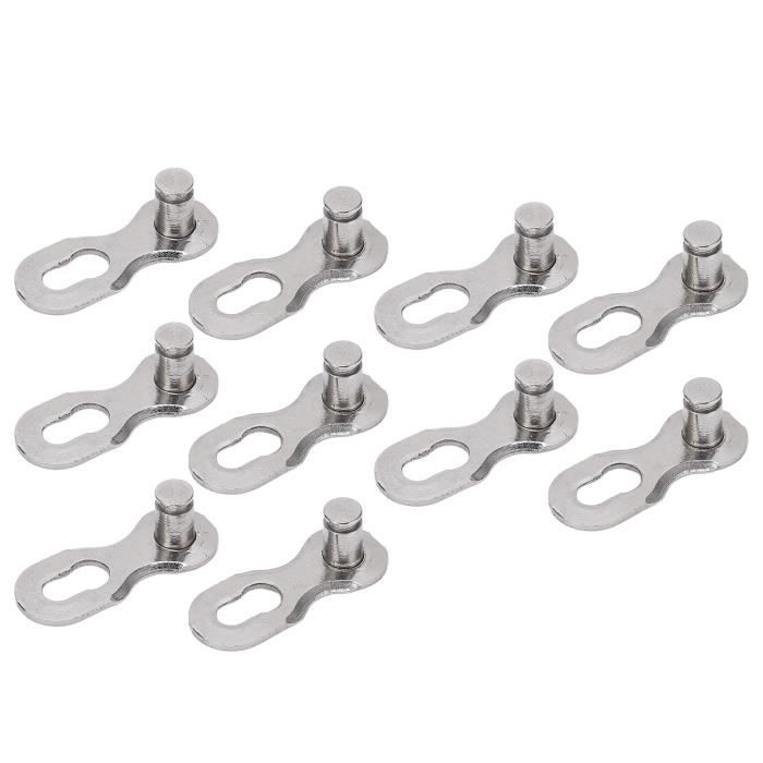 Chaine velo 7/8V Newton noir, 114 maillons avec attache rapide