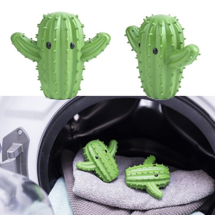 Balles De Lavage LeMieux En Forme De Cactus - Réutilisables, écologiques - Capturent Poils Et Fibres En Machine