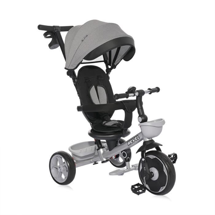 Tricycle enfant évolutif 4 en 1 rose DELUXE | Leroy Merlin