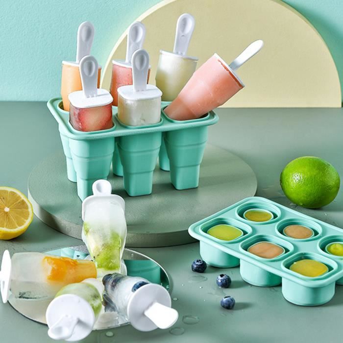 Moules à Sucettes Glacées Nuby - 4 Moules Réutilisables Pour Bébés +6 Mois