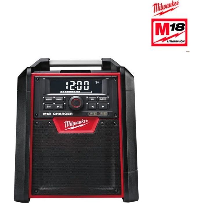 Radio de chantier MILWAUKEE M18 RC 0 sans batterie ni chargeur 4933446639
