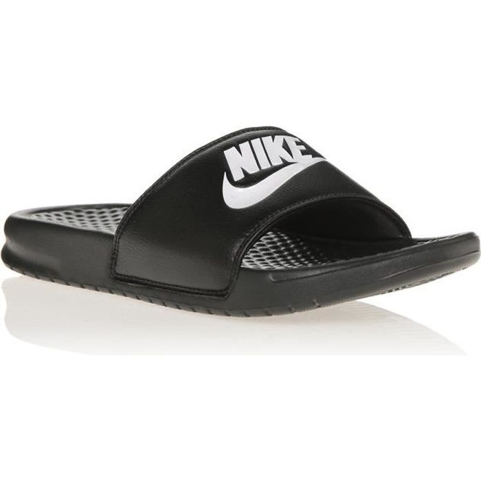 NIKE Claquettes JDI Noir/Blanc Mixte Noir - Cdiscount