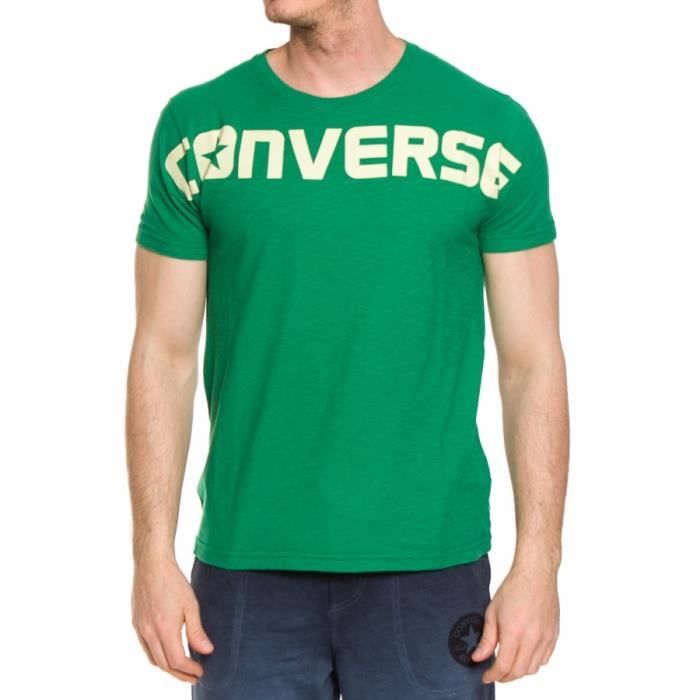 converse t shirt homme