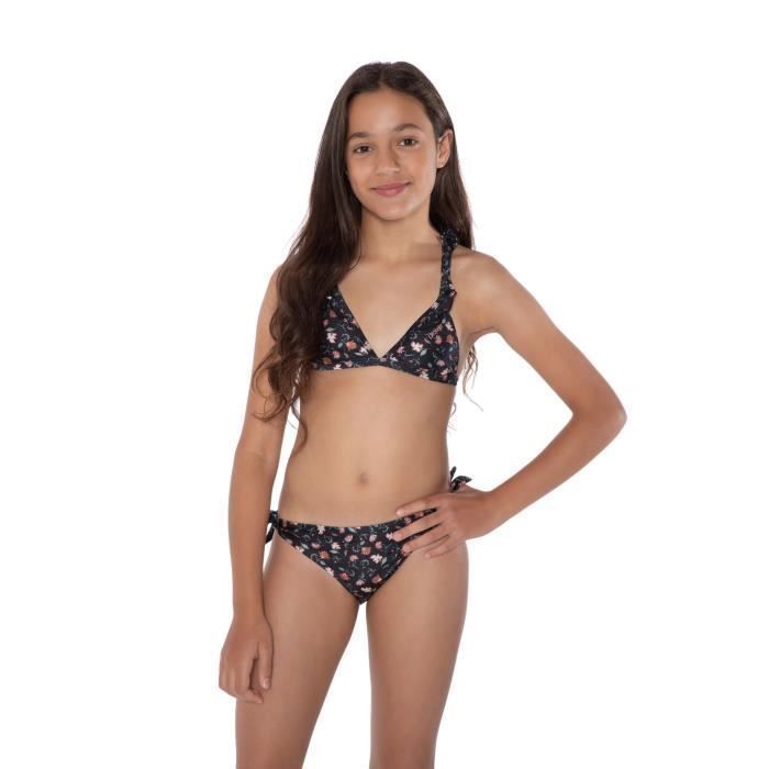 Maillot de bain 2 pièces triangle fille Protest Prtkamille - green baygreen  - 12 ans - Cdiscount Sport