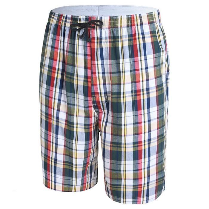 Short carreaux homme outlet