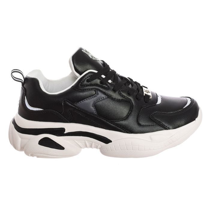 PLEIN SPORT Chaussures de sport pour hommes SIPS1517-Noir blanc
