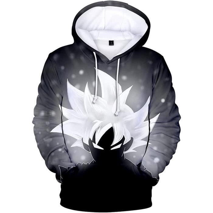 Capslab Sweat à capuche homme Dragon Ball Bulma Noir - Vêtements Sweats