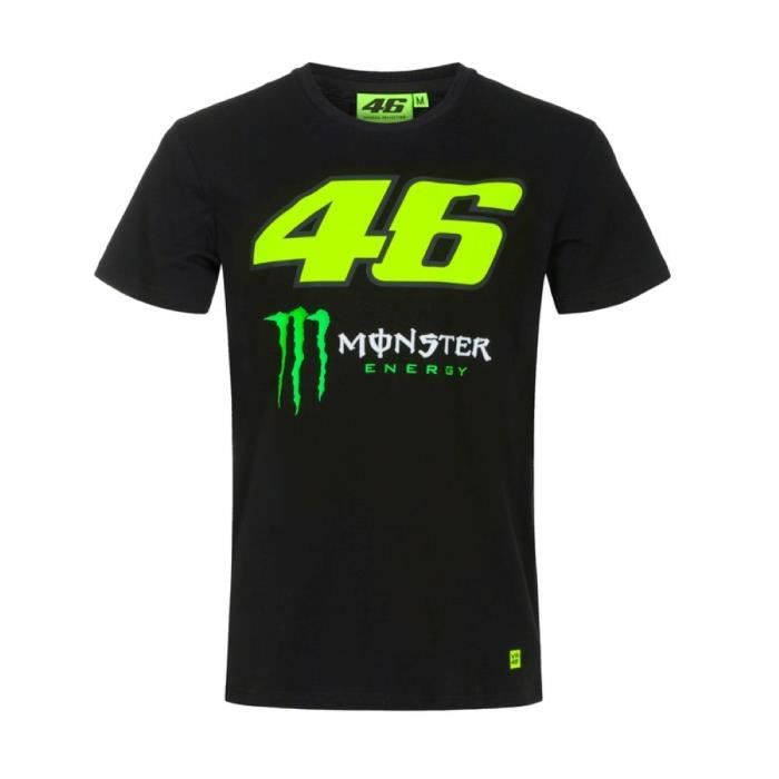 T-shirt VR46 Dual Monster Energy Valentino Rossi Officiel MotoGP