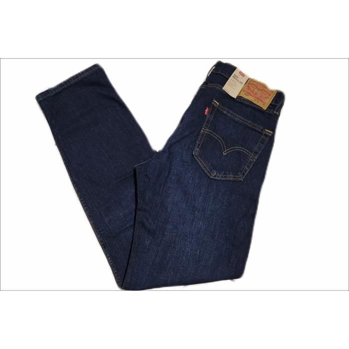 Levi's 505 Regular Jeans Dark Wash Homme BLUE - Cdiscount Prêt-à-Porter