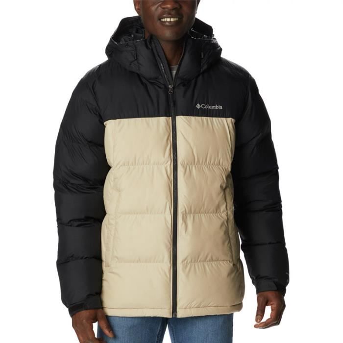 Parka Columbia avec manches longues et col à capuche anthracite