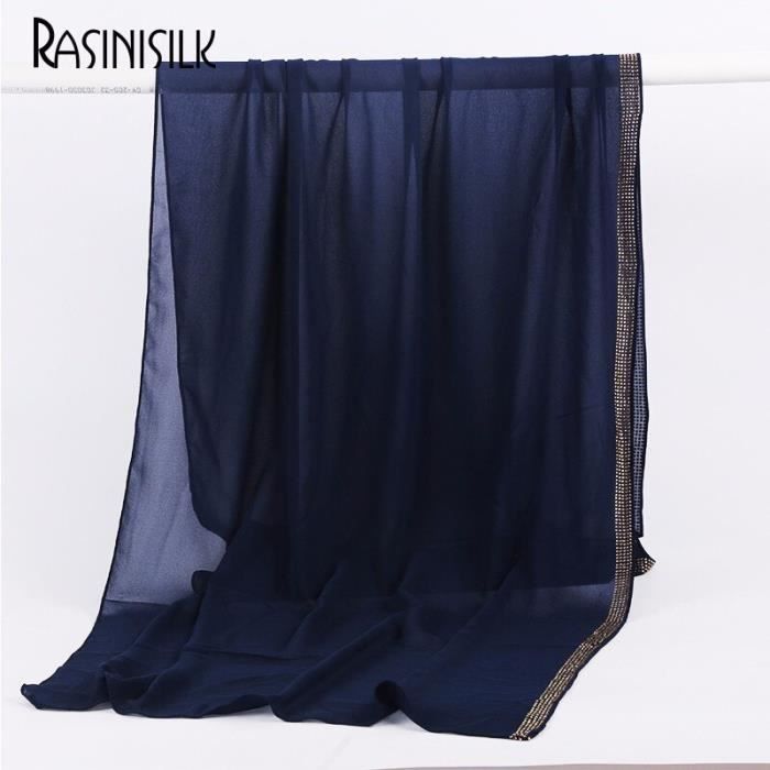 Echarpe En Soie 67x180, Mousseline De Soie Imprimée Fleurs De L Artiste Caroline Romain Desfosses Vert