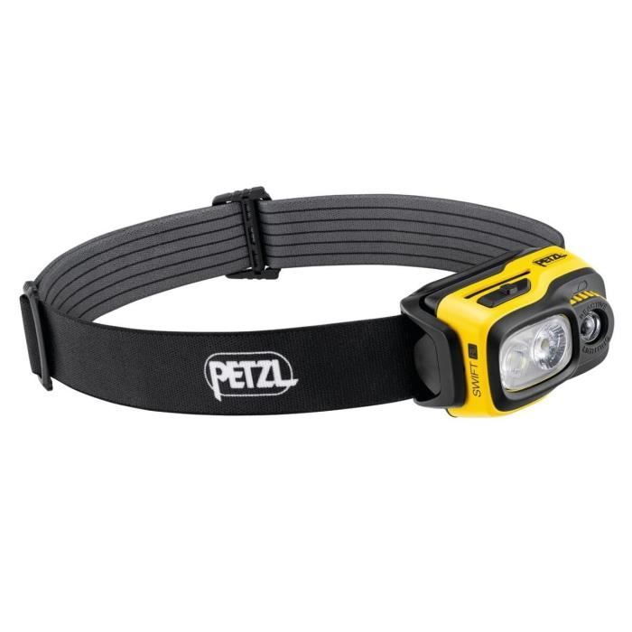 Petzl Swift RL — Lampe frontale rechargeable 1100 lm USB noire — Randonnée & Nordic walking