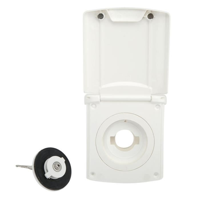 Bouchon Remplissage Eau Verrouillable Étanché Avec 2 Clés - Entrée Eau Douce Camping-car Caravane