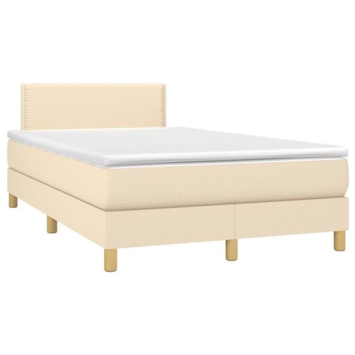 Ensemble matelas ressorts 7 zones h28cm + sommier palacio fabrication francaise dimensions - 2x90 x 200 cm