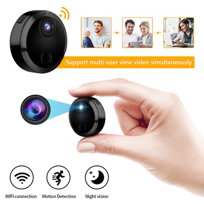 Caméra de surveillance intérieure sans fil X6 - TECH DISCOUNT - 1080P -  Vision nocturne - Batterie 400mAh - Cdiscount Appareil Photo