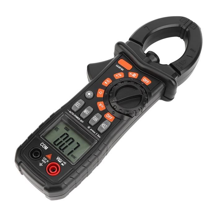 Pince Ampèremètre Multifonctions REV Ritter - Mesure AC/DC, Résistance, Température - écran LCD