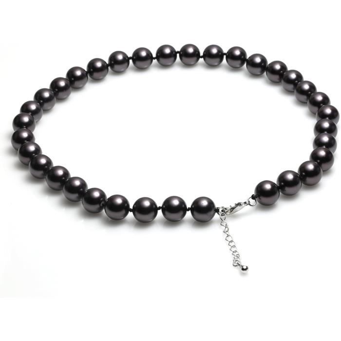 Accessoires Pour Fabrication De Bijoux : Pendentif Collier Et Perles 8-12mm - Argent S925